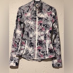 Floral Lululemon Define Zip Up Jacket Size 6